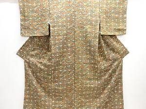 未使用品　若松菱模様小紋着物